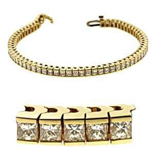 Princess Cut Bracelet