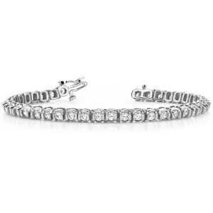 Tube Setting Tennis Bracelet