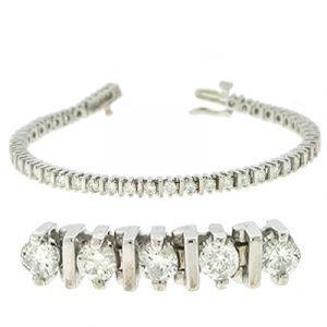 Bar Set Tennis Bracelet