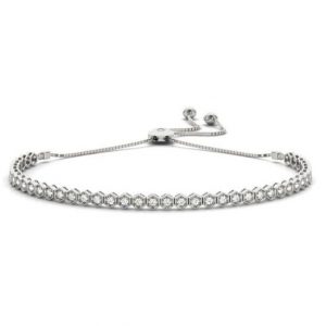 White Gold Bolo Diamond Bracelet