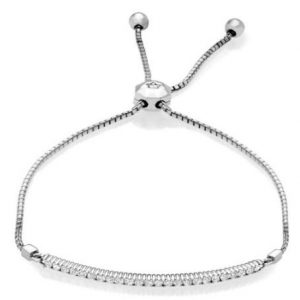 White Gold Bolo Diamond Bracelet