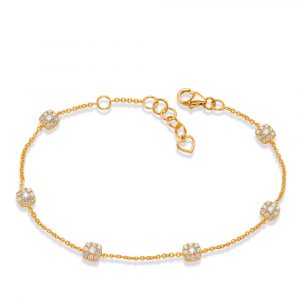 Yellow Gold Diamond Bracelet