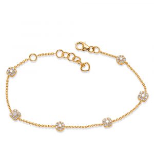 Yellow Gold Diamond Bracelet