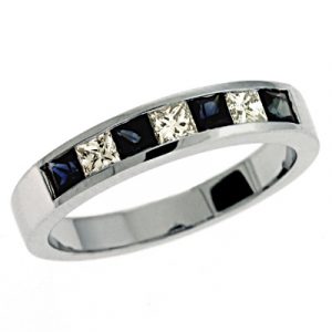 Sapphire & Diamond Band