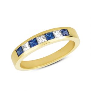 Sapphire & Diamond Band