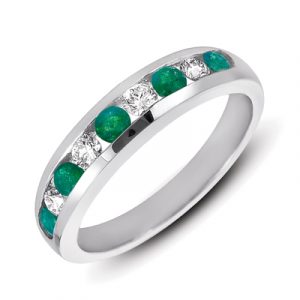 Emerald & Diamond Ring