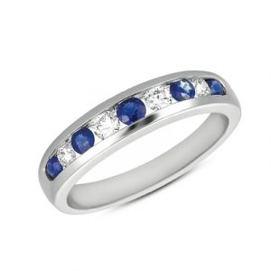 Sapphire & Diamond Ring