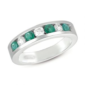 Emerald & Diamond Ring