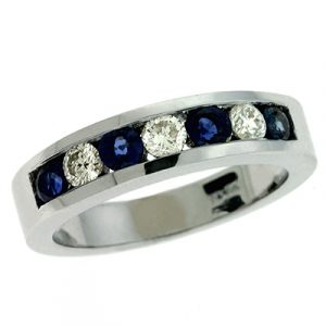 Sapphire & Diamond Ring