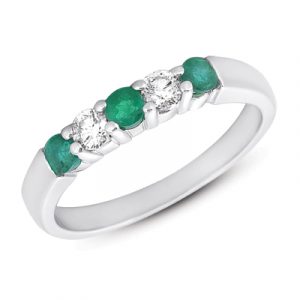 Emerald & Diamond Ring