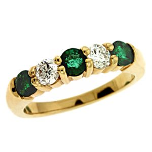 Emerald & Diamond Ring