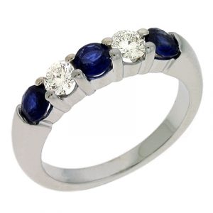 Sapphire & Diamond Ring