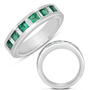 Emerald & Diamond Ring