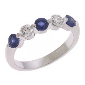 Sapphire & Diamond Ring