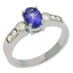 Tanzanite & Diamond Ring