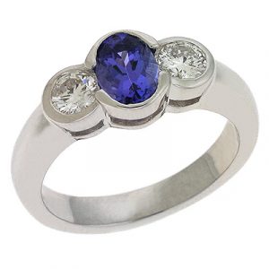 Tanzanite & Diamond Ring