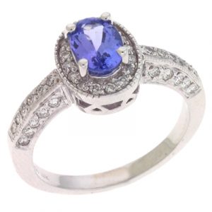 Tanzanite & Diamond Ring