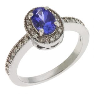 Tanzanite & Diamond Ring