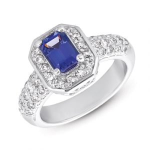 Tanzanite./diamond Ring