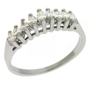 Marquise 9 Stone Diamond Band