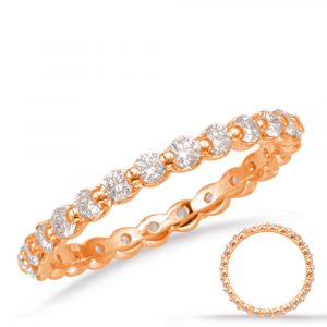 Rose Gold Eternity Band