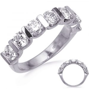 Bar Set Seven Stone Diamond Band