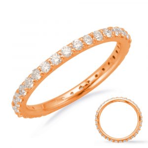 Rose Gold Eternity Band