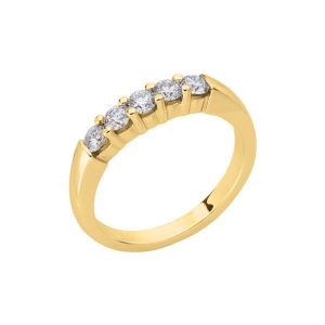 Diamond Band Prong Set