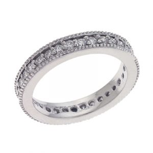 Milligrain Eternity Band