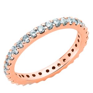 Rose Gold Eternity Band