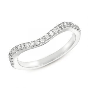 Curved Diamond Band