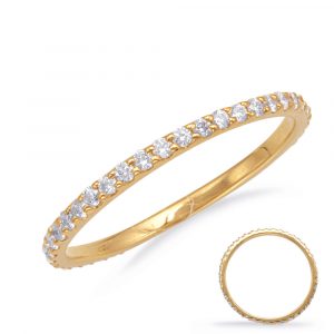 Yellow Gold Eternity Band