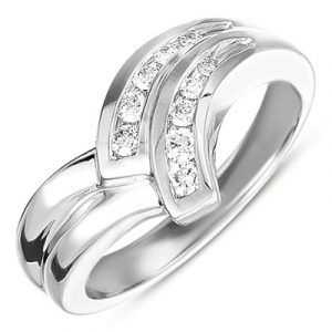 Channel Set Diamond Ring