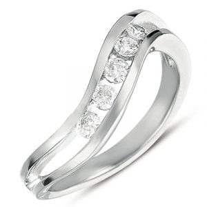 Channel Set Diamond Ring