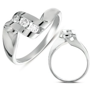 Channel Set Diamond Ring