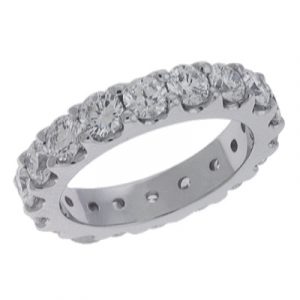 Platinum Eternity Diamond Band