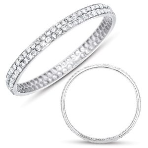 White Gold Pave Band