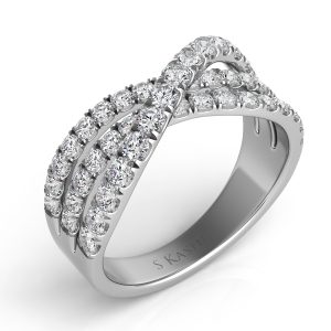 Palladium Diamond Fashion Ring