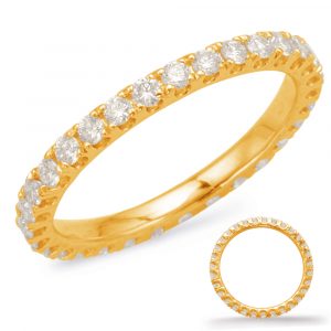 Yellow Gold Eternity Band