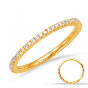 Yellow Gold Eternity Band