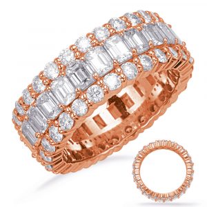 Rose Gold Eternity Band