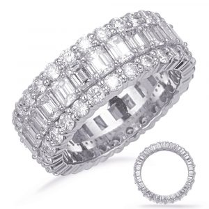 White Gold Eternity Band