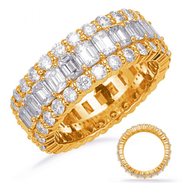 Yellow Gold Eternity Band