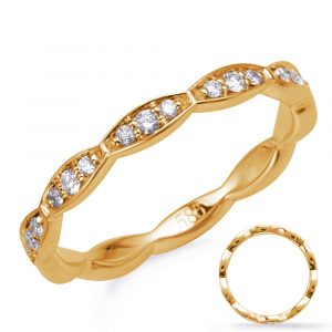 Yellow Gold Eternity Band