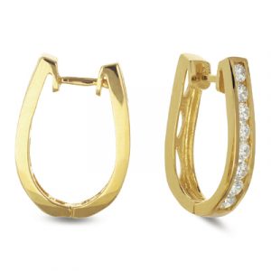 Diamond Huggie Earring