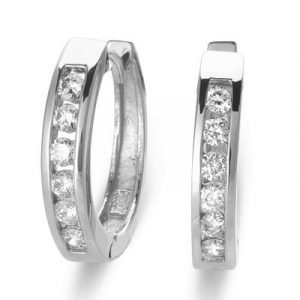 Diamond Huggie Earring