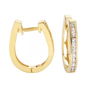 Diamond Huggie Earring