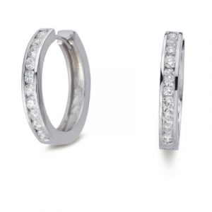 Diamond Hoop Earring