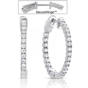 3/4 Inch Securehinge Hoop Earring