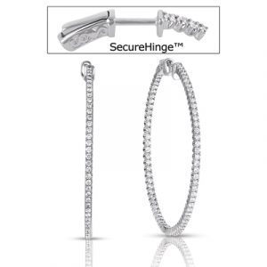 2 Inch Securehinge Hoop Earring